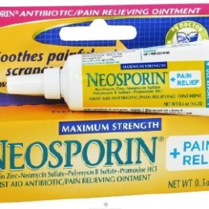 First Aid Antibiotic with Pain Relief Bacitracin / Neomycin / Polymyxin B / Pramoxine HCl Neosporin + Pain Relief Ointment 0.5 oz. Tube