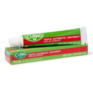 First Aid Antibiotic Bacitracin / Neomycin / Polymyxin B Curad Ointment 1 oz. Tube