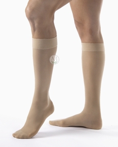 Compression Stocking JOBST Ultrasheer Knee High Medium / Petite Classic Black Closed Toe