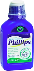 Laxative Phillips’ Milk of Magnesia Mint Flavor Oral Suspension 26 oz. 400 mg / 5 mL Strength Magnesium Hydroxide