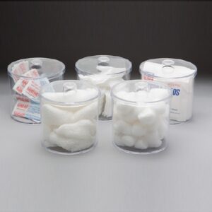 Sundry Jar Plastic Clear 4 X 4 Inch