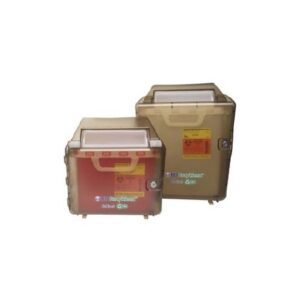 Sharps Container Cabinet / Wall Enclosure Recykleen 100% Recycled Material Wall Mount Locking
