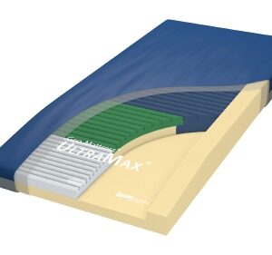 Bed Mattress Geo-Mattress UltraMax Non-Powered Pressure Redistribution Type 36 X 84 X 6 Inch