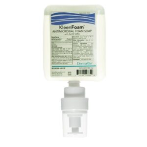 Antimicrobial Soap KleenFoam Foaming 1,000 mL Dispenser Refill Bottle Unscented