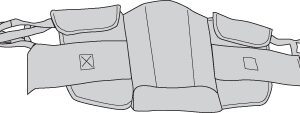 Sling 2 Point Cradle Large 400 lbs. Weight Capacity