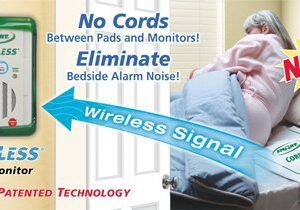 Bed Sensor Pad CordLess 20 X 30 Inch