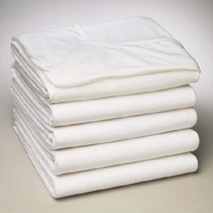Bed Sheet Fitted 35 X 75 X 11 Inch White 44% Cotton / 52% Polyester / 4% Spandex Reusable