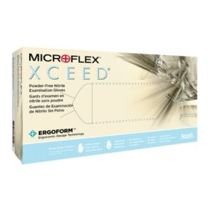 Exam Glove XCEED X-Large NonSterile Nitrile Standard Cuff Length Textured Fingertips Blue Not Rated