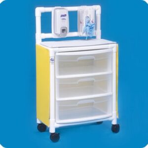 Isolation Station 15 X 26 X 43 Inch, 7 X 14 X 19 Inch Drawer, 6 X 12 Inch Sliding Backboards Three Spacious Drawers