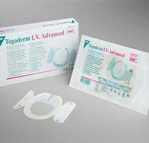 I.V. Dressing 3M Tegaderm Film 3-1/2 X 4-1/2 Inch Sterile