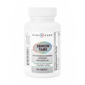 Multivitamin Supplement with Minerals Geri-Care Tablet 100 per Bottle