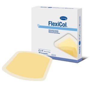 Hydrocolloid Dressing FlexiCol Without Backing 4 X 4 Inch Square Hydrocolloid