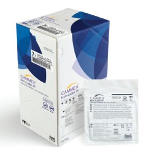 Surgical Glove GAMMEX Non-Latex PI Size 8.5 Sterile Polyisoprene Standard Cuff Length Micro-Textured White Chemo Tested