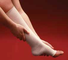 Elastic Tubular Support Bandage Tensoshape 13-7/10 X 15-1/5 Foot Below Knee Pull On Tan NonSterile Size C / D Standard Compression