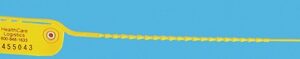 Draw-Tight Seal Health Care Logistics Write On Yellow Nylon 7-7/8 Inch
