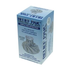 English Style Ice Bag Relief Pak General Purpose One Size Fits Most 9 Inch Diameter Rubberized Fabric / Plastic Reusable