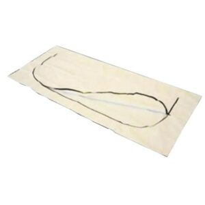 Post Mortem Bag EnviroMed-Bag 40 W X 96 L Inch X-Large Olefin Film Zipper Closure, Envelope Style