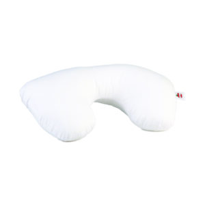 Neck Support Pillow Travel Core 9 X 18 Inch White Reusable