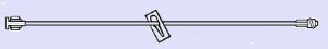 IV Extension Set All-Med Without Port 7 Inch Tubing Without Filter Sterile