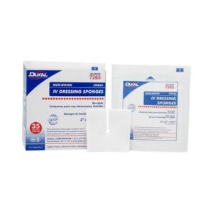 I.V. Sponge Dukal 2 X 2 Inch 6-Ply Sterile 2 per Pack
