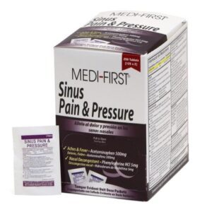 Sinus Relief Medi-First 500 mg – 5 mg Strength Tablet 250 per Box
