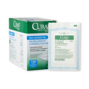 Non-Adherent Dressing Curad 2 X 3 Inch Sterile 100 per Pack