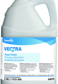 Floor Finish Diversey Vectra Liquid 1 gal. Jug Ammonia Scent Manual Pour