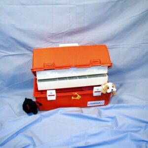 Emergency Medical Box Orange 10.125 X 10.75 X 19
