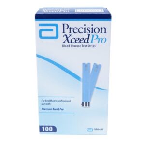 Blood Ketone Test Strips Precision Xceed Pro 100 Strips per Pack