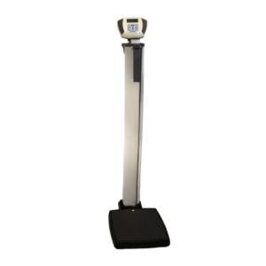 Physician Scale Health O Meter Digital Display 660 lbs. / 300 kg Capacity Black / Gray AC Adapter / Battery Operated