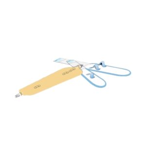 Urinary Leg Bag Urocare Anti-Reflux Valve NonSterile 1,301 mL Latex