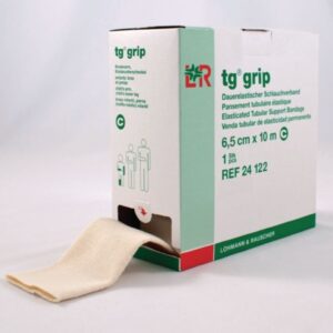 Elastic Tubular Support Bandage tg grip 2-1/3 Inch X 11 Yard Small Hand / Wrist Pull On Tan NonSterile Size B Standard Compression