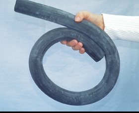 Cylindrical Tubing 36 Inch, Black, 1 Yard Length,. 1-3/8 Inch Diameter, 3/8 Inch Inner Diameter