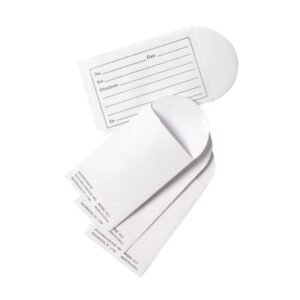 Medication Envelope Tech-Med White 3? X 2? Inch
