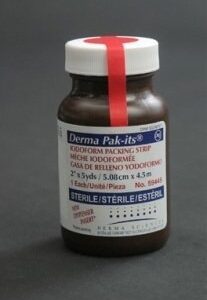 Wound Packing Strip Pak-Its Iodoform 1/4 Inch X 5 Yard Sterile