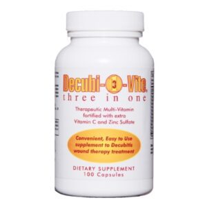 Multivitamin Supplement Decubivite Three In One Vitamin / Minerals 500 mg Strength Capsule 100 per Bottle