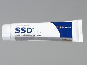 SSD Silver Sulfadiazine 1% Topical Cream 50 Gram