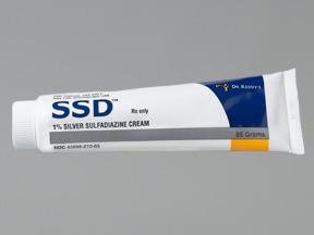 SSD Silver Sulfadiazine 1% Topical Cream 85 Gram