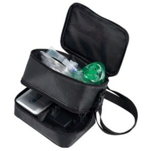 Traveler Compressor Nebulizer System Small Volume Medication Cup Adult / Pediatric Aerosol Mask Delivery