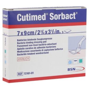 Antimicrobial Mesh Dressing Cutimed Sorbact 2-3/4 X 3-1/2 Inch Rectangle Sterile