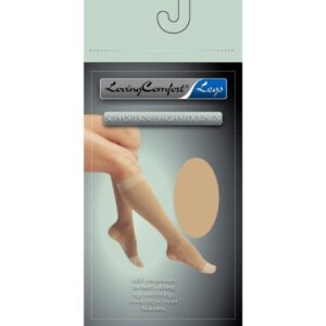 Compression Stocking Loving Comfort Knee High 2X-Large Black Closed Toe