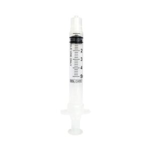 General Purpose Syringe Sol-Care 5 mL Luer Lock Tip Retractable Safety