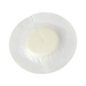 Foam Dressing Optifoam Site 4 Inch Diameter With Border Waterproof Backing Adhesive Fenestrated Round Sterile