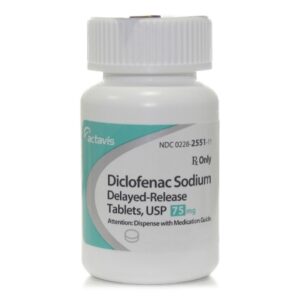 Diclofenac Sodium 75 mg Tablet 100 Tablets