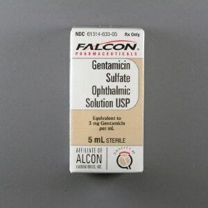 Gentamicin Sulfate 0.3% Ophthalmic Solution 5 mL