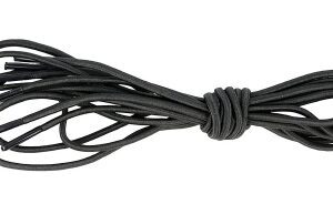 Shoelaces Black Elastic
