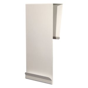 Door Hanger – Protective Apparel Dispenser Bowman Vertical Mounted 1-Protective Apparel Dispenser White 2-1/2 X 5-1/2 X 12-1/8 Inch Plastic