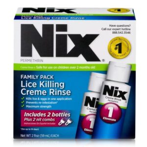 Lice Treatment Kit Nix 2 oz. Flip Top Bottle Scented