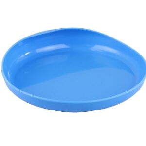 Scoop Plate FabLife Blue Reusable Plastic 6-3/4 Inch Diameter X 4 Inch Height