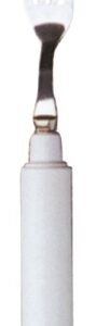 Fork Comfort Grip Straight Silver / White